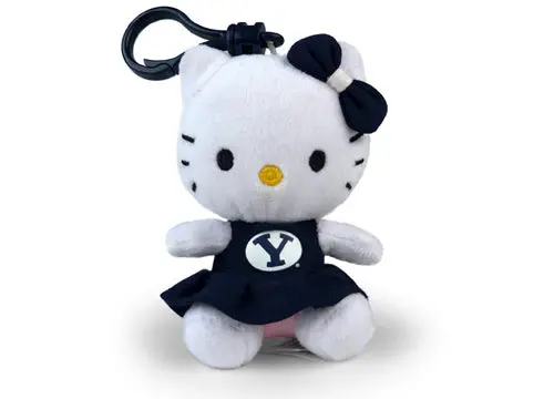 Brigham Young University Hello Kitty Keychain – 4-Inch Byu-Themed Accessory 1