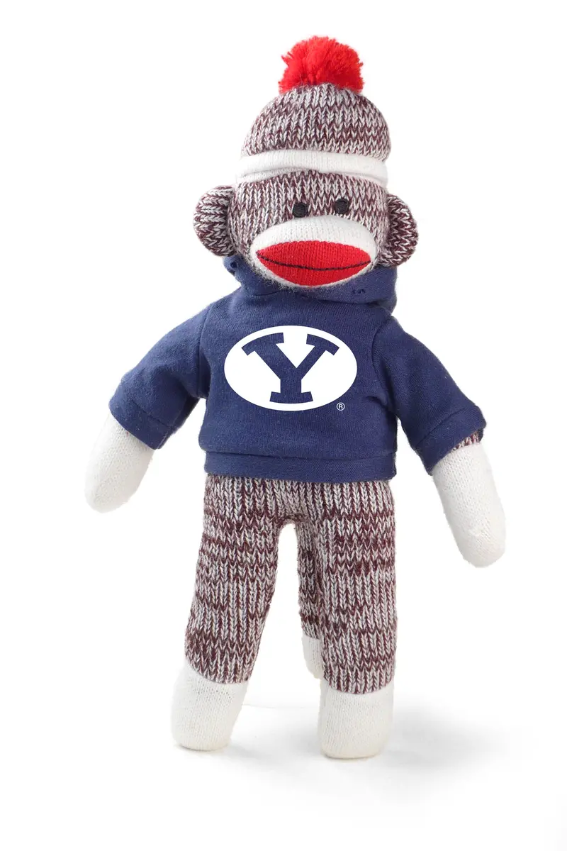 Brigham Young University Sock Monkey Stuffed Animal 1