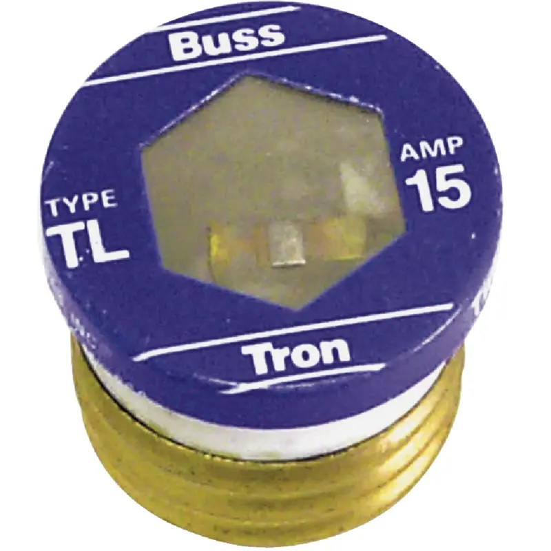 Bussmann 15-Amp Time-Delay Plug Fuse – Bp/Tl Type (3-Pack) 1
