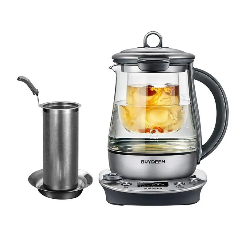Buydeem K2973 8-In-1 Smart Tea & Beverage Maker – 1.5L Programmable Kettle & Cooker 1