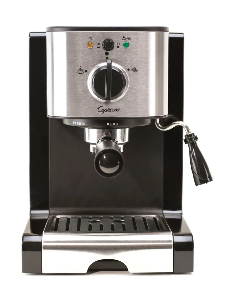 Capresso Ec100 Pump-Driven Espresso Machine – Black & Stainless Steel Build 1