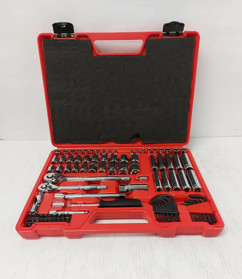 Casoman Cs060 60-Piece Metric And Sae Socket Set With Organizer 1
