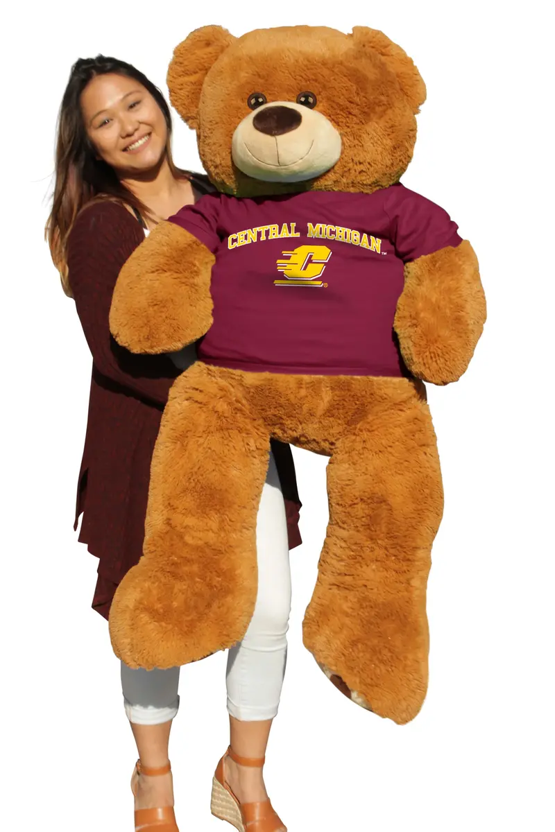 Central Michigan University 6-Foot Jumbo Teddy Bear 1