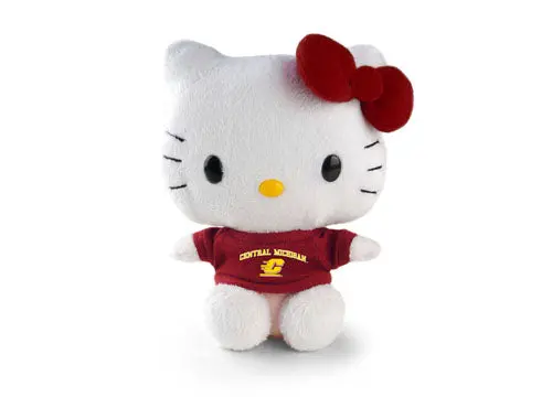 Central Michigan University Hello Kitty Toy – 6-Inch Chippewa-Themed Plush 1
