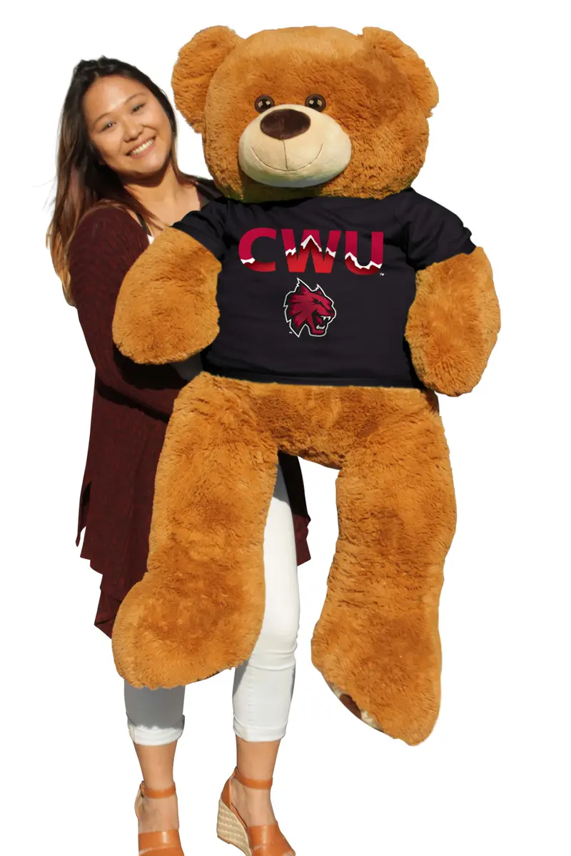 Central Washington University 6-Foot Giant Plush Bear 1