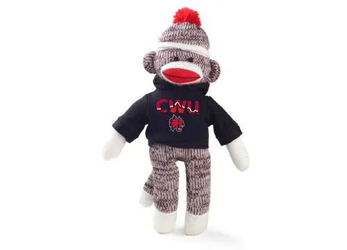 Central Washington University Sock Monkey Mascot 1