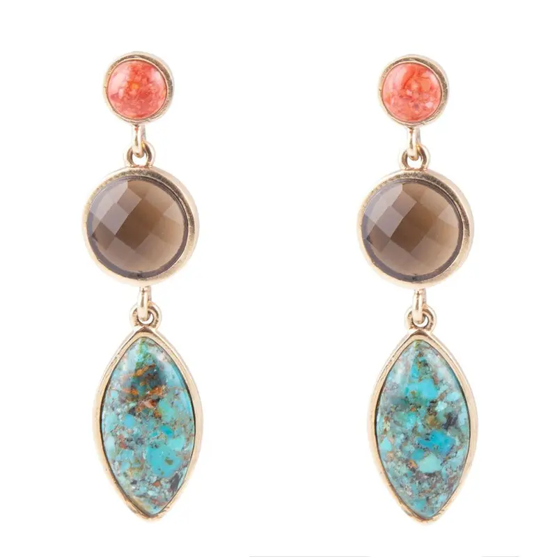 Champion Triple-Drop Dangle Earrings 1