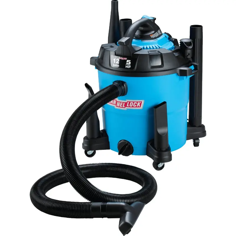 Channellock 12-Gallon Wet/Dry Vacuum With 5.0 Peak Hp Motor And Blower Function 1