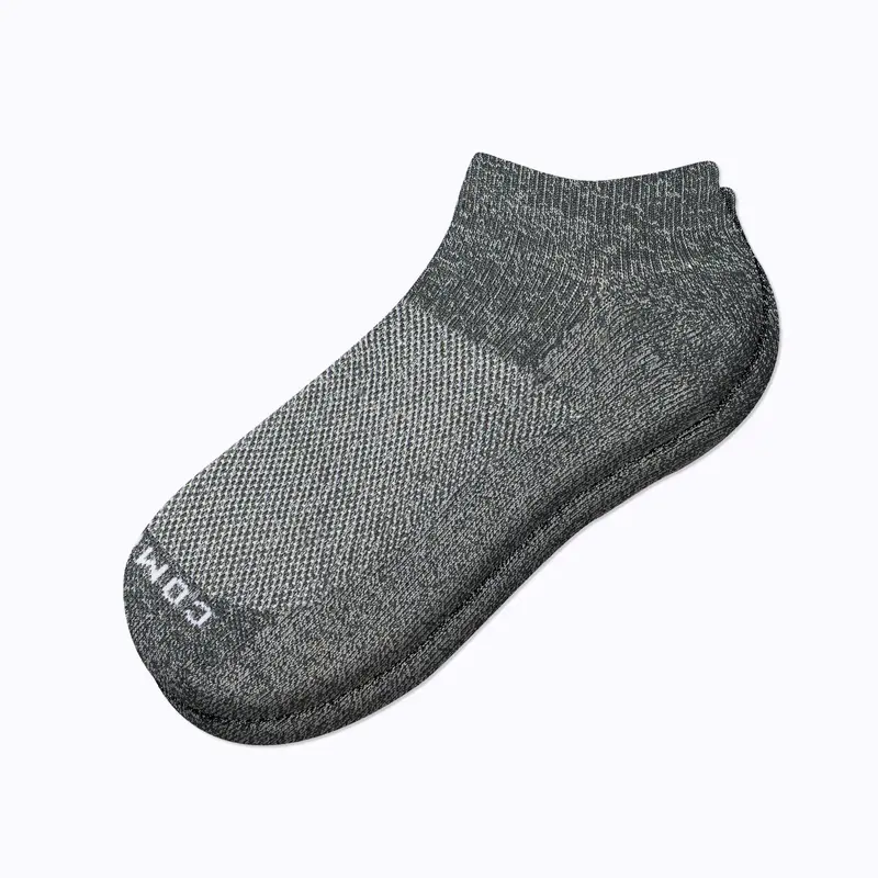Charcoal Ankle Compression Socks – Targeted Calf-To-Arch Support 1