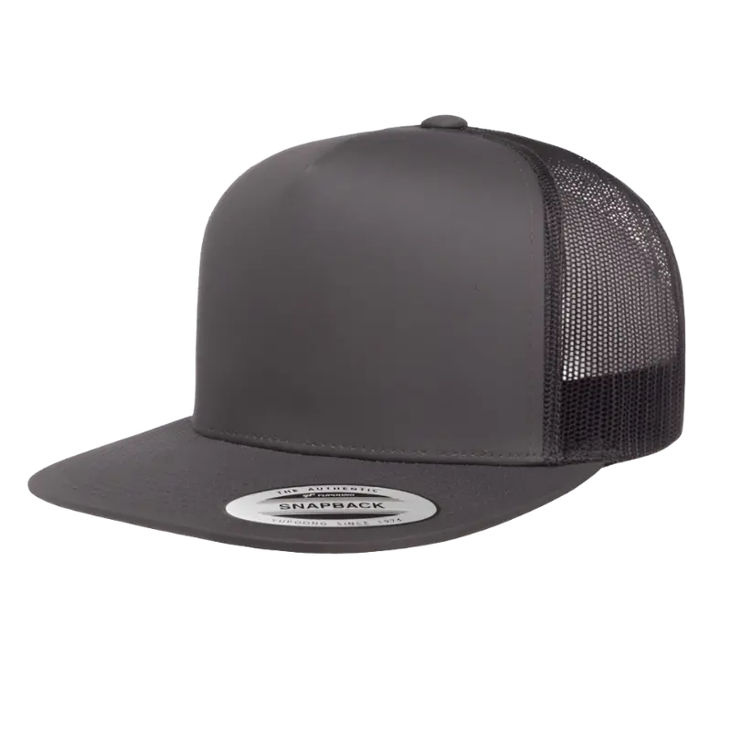 Charcoal Mesh Trucker Hat 1