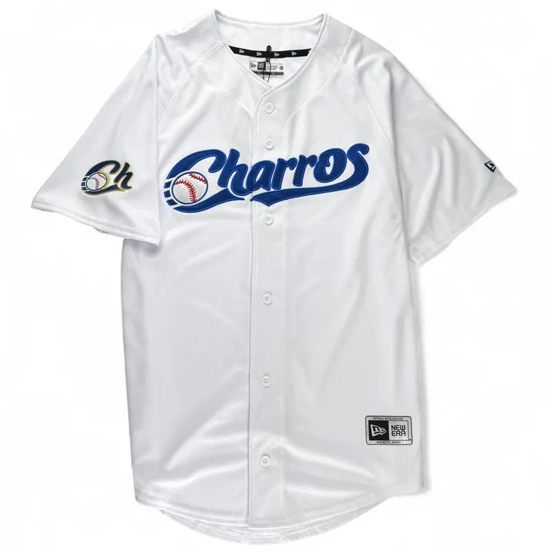 Charros De Jalisco Lmb Centennial Home Jersey – White 1
