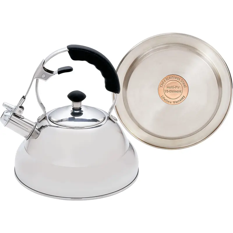 Chefs Secret 2.75-Quart Copper-Bottomed Stainless Steel Tea Kettle 1