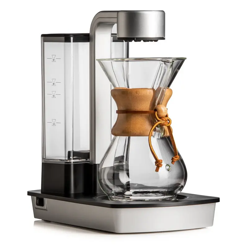 Chemex Ottomatic Automatic Coffeemaker Bundle – Includes 6-Cup Glass Set & Cleaning Tools 1