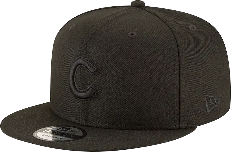 Chicago Cubs Monochrome Black 9Fifty Cap – New Era Licensed 1