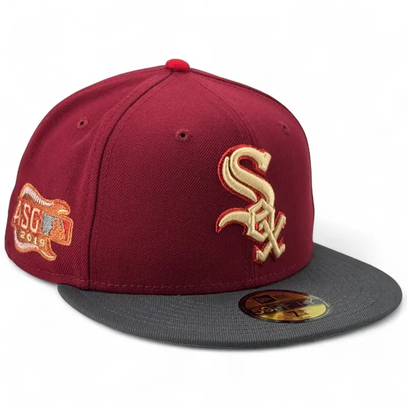 Chicago White Sox X Stack Brick Red & Graphite New Era 59Fifty Hat 1
