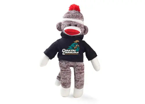 Coastal Carolina University Sock Monkey Chanticleer Plush 1