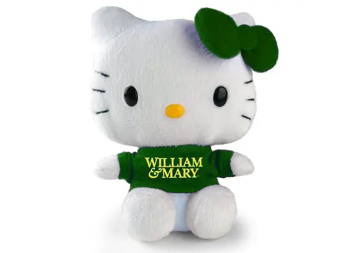 College Of William & Mary Hello Kitty Soft Toy 1