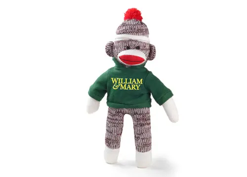 College Of William & Mary Sock Monkey Plush 1