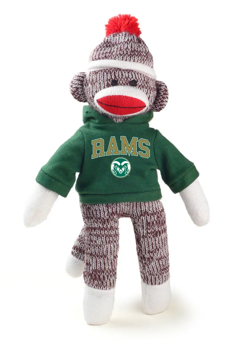 Colorado State University Sock Monkey Plush 1
