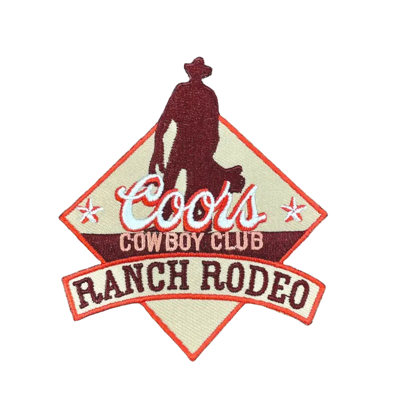 Coors Cowboy Club Embroidered Patch 1
