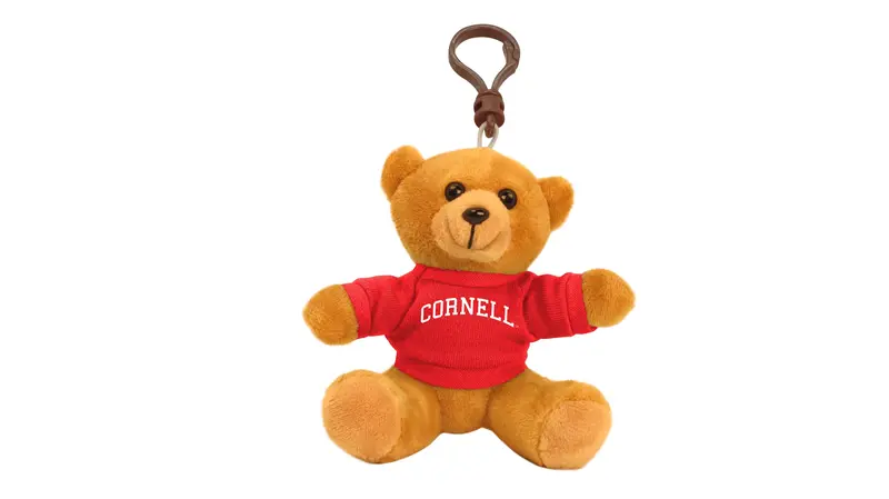 Cornell University Big Red Keychain – 4" Bear-Design Accessory 1