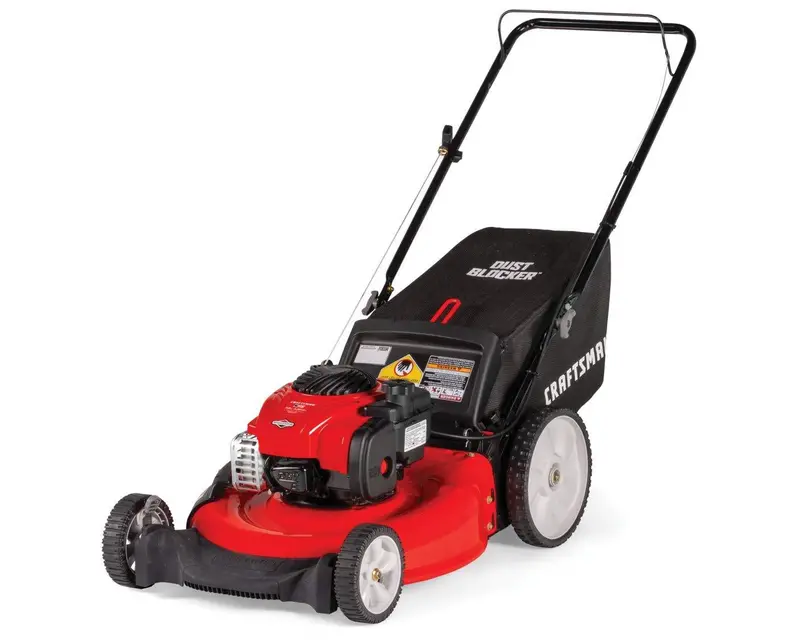 Craftsman M115 21-Inch 140Cc Gas Walk-Behind Mower With 3-In-1 Functionality & Bagger 1