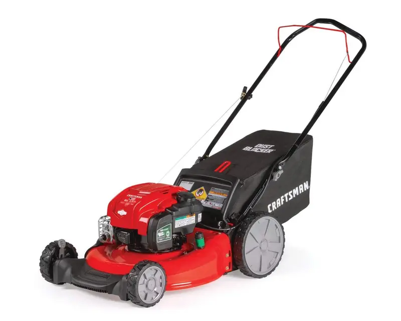 Craftsman M125 21-Inch 3-In-1 Gas Push Lawn Mower With Bagger 1