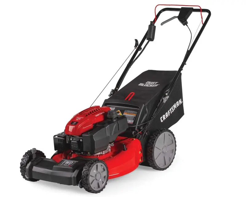 Craftsman M275 21-Inch 159Cc Self-Propelled Gas Mower – 3-In-1 High-Wheel Design With Bagger 1