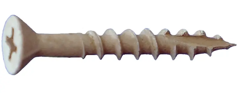 Dagger-Deck Tan Phillips Flat-Head Nibs (Type 17) Deck Screws – 8" × 1-1/4", 7,500-Pack 1