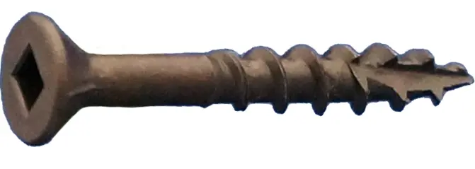 Dagger-Lok 8" × 1-3/4" Coarse Type 17 Square-Head Wood Screws – Flat Nib, Bulk Pack (4,000) 1