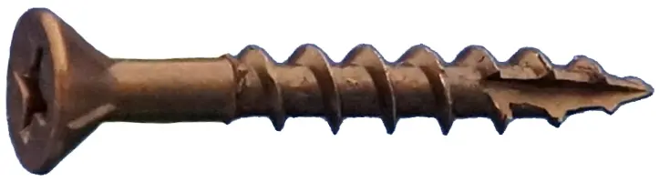 Dagger-Lok 8" X 1" Phillips Flat Nib Coarse Wood Screws – Type 17, 10000-Pack 1