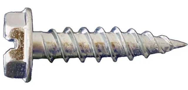 Daggerz 8-Inch X 1-1/2-Inch Slotted Hex Washer Head Needle-Point Screws (5000-Pack) 1