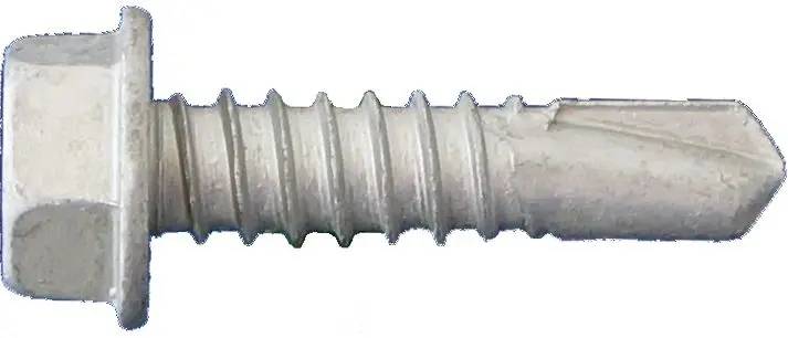 Daggerz Hex Washer Head Self-Drilling Screws — 10" X 5/8", #3 Point, Dagger-Guard Coating, 7500-Pack 1