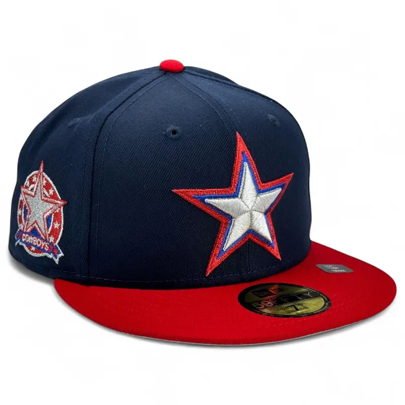 Dallas Cowboys Captain America Inspired New Era 59Fifty Fitted Cap – Navy & Red 1