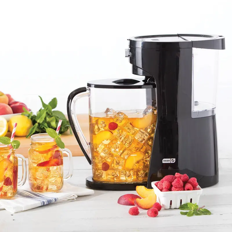 Dash Dcbb300Bk Iced Beverage Maker – Compact Black Counter Appliance 1