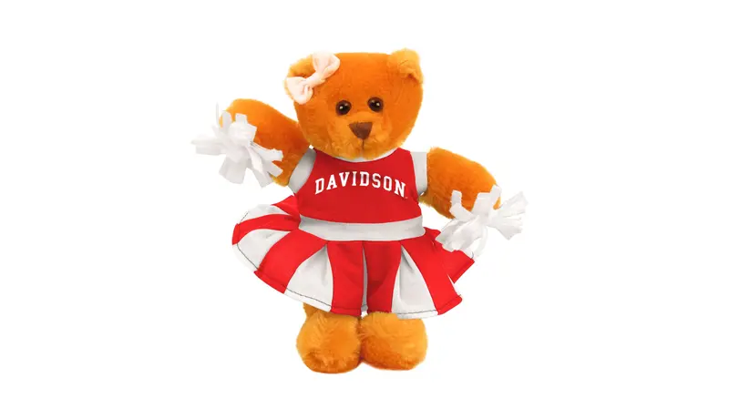 Davidson College Wildcats 8-Inch Cheer Bear 1