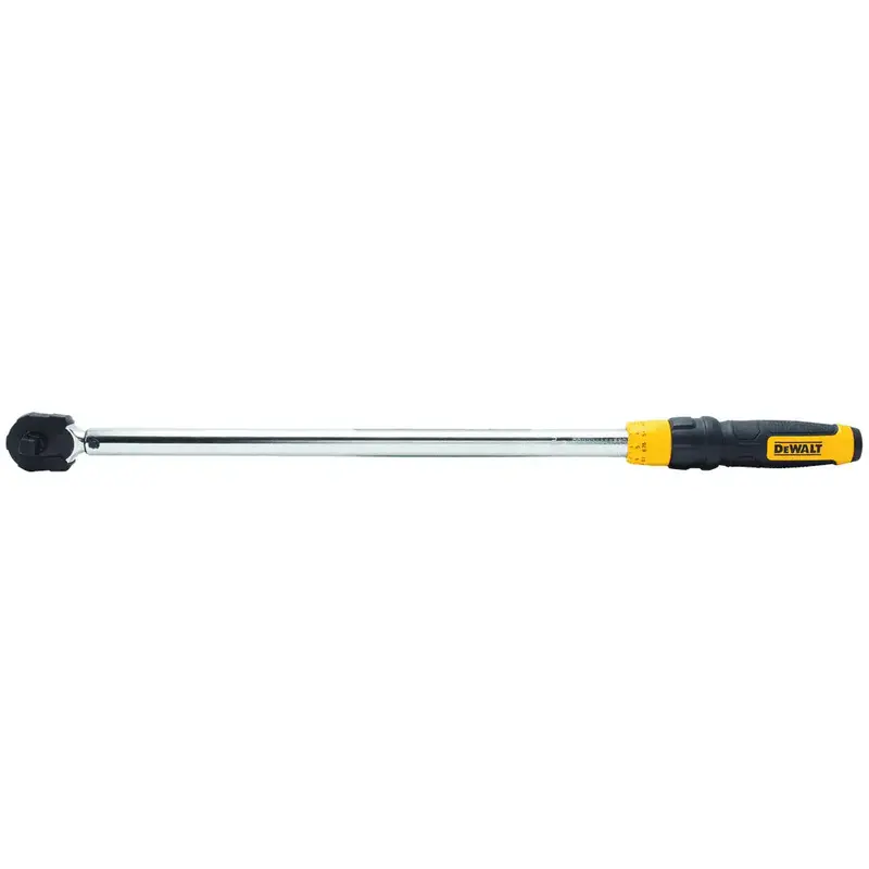 Dewalt 1/2" Drive Micrometer-Adjustable Click-Type Torque Wrench 1