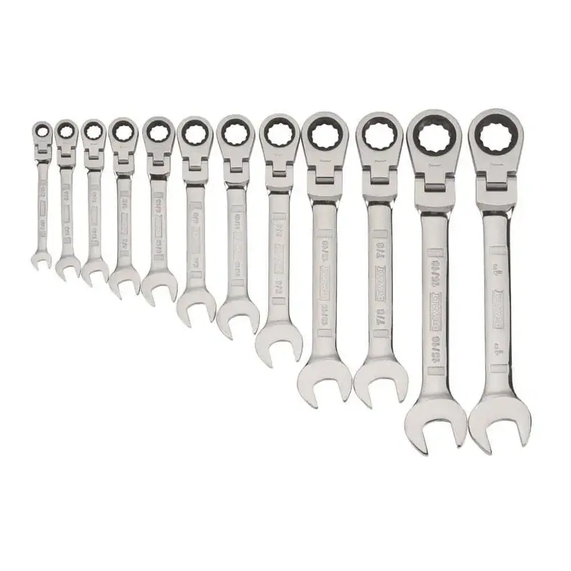Dewalt 12-Piece Flex-Head Ratcheting Wrench Set 1