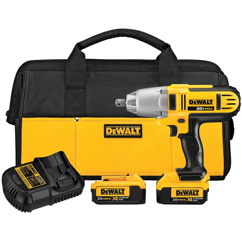 Dewalt 20V Max 1/2" High-Torque Impact Wrench Kit – Includes 4.0Ah Battery 1