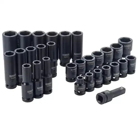 Dewalt 30-Piece 1/2-Inch Drive Impact Combo Socket Set 1