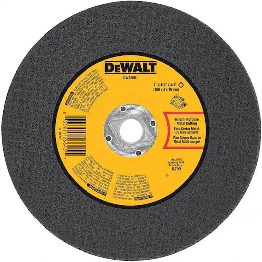 Dewalt 4" X 0.045" Metal Cut-Off Wheel – 5/8" Arbor 1