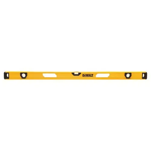 Dewalt 48 In Premium I-Beam Level With Shock-Absorbing End Caps 1