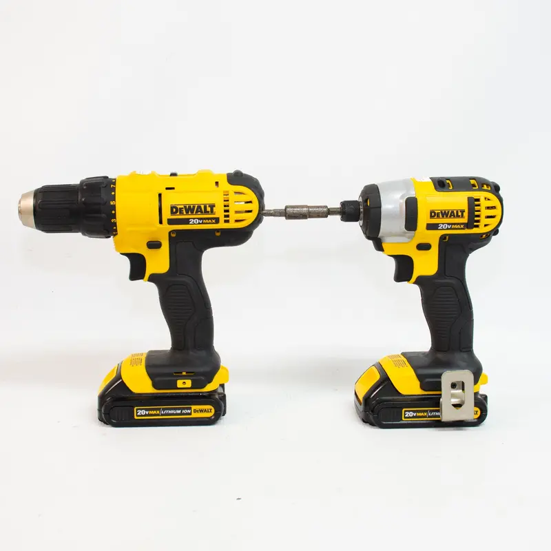 Dewalt Dcd711 Drill/Driver And Dcf885 Impact Driver Combo Kit – Cordless 20V Max 1