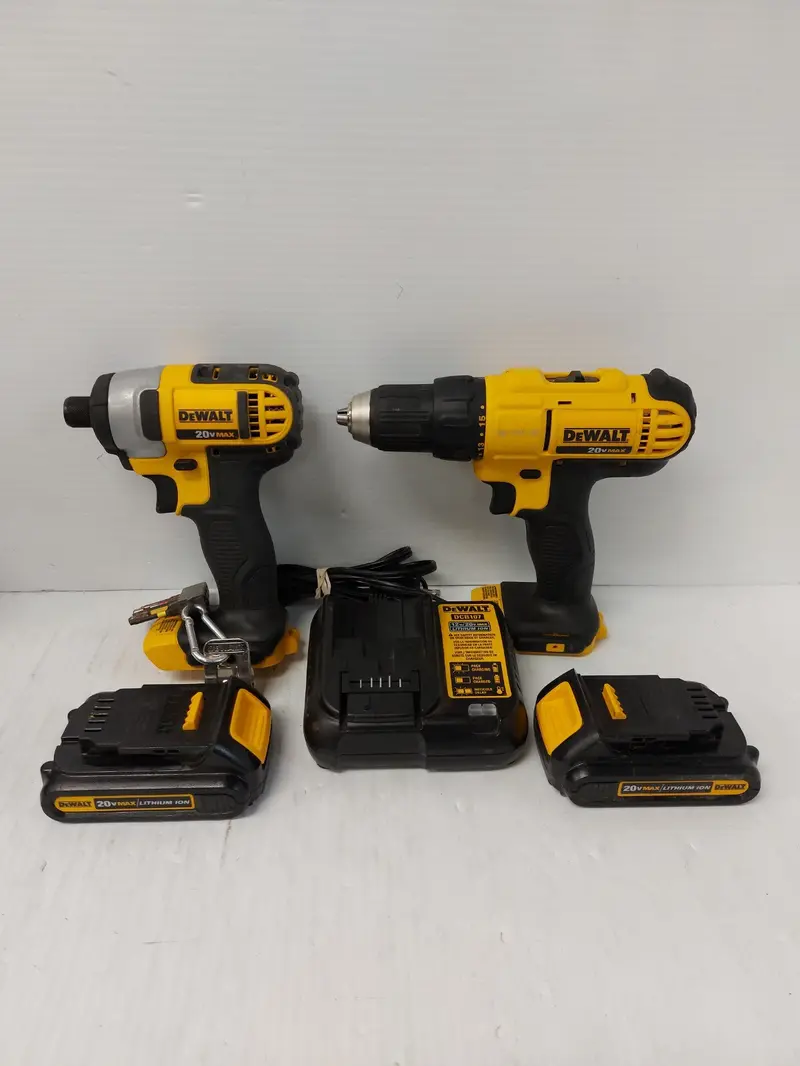 Dewalt Dcd771 & Dcf885 Combo Kit – Drill/Driver And Impact Driver Set 1