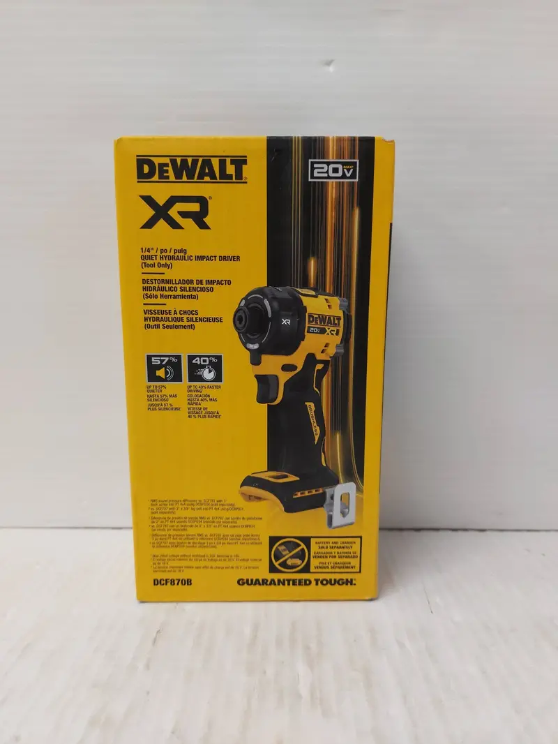 Dewalt Dcf870B 20V Max Impact Driver 1