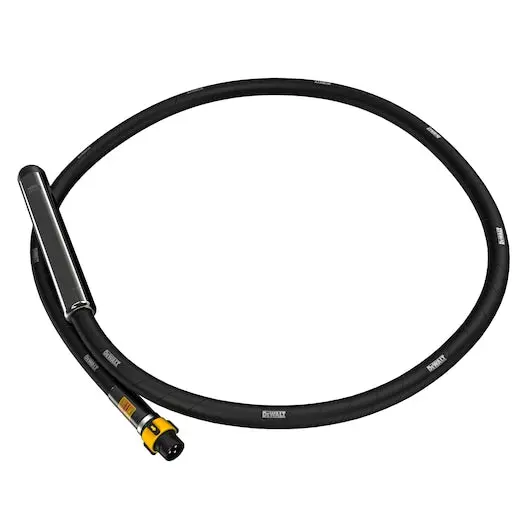 Dewalt Powershift™ 1.5-Inch Head Concrete Vibrator Shaft – 7-Foot Length 1
