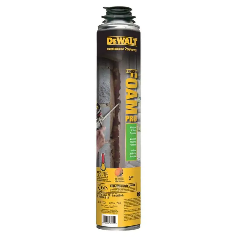 Dewalt Triggerfoam Pro Sealant For Windows & Doors – 29 Fl. Oz., Case Of 12 1