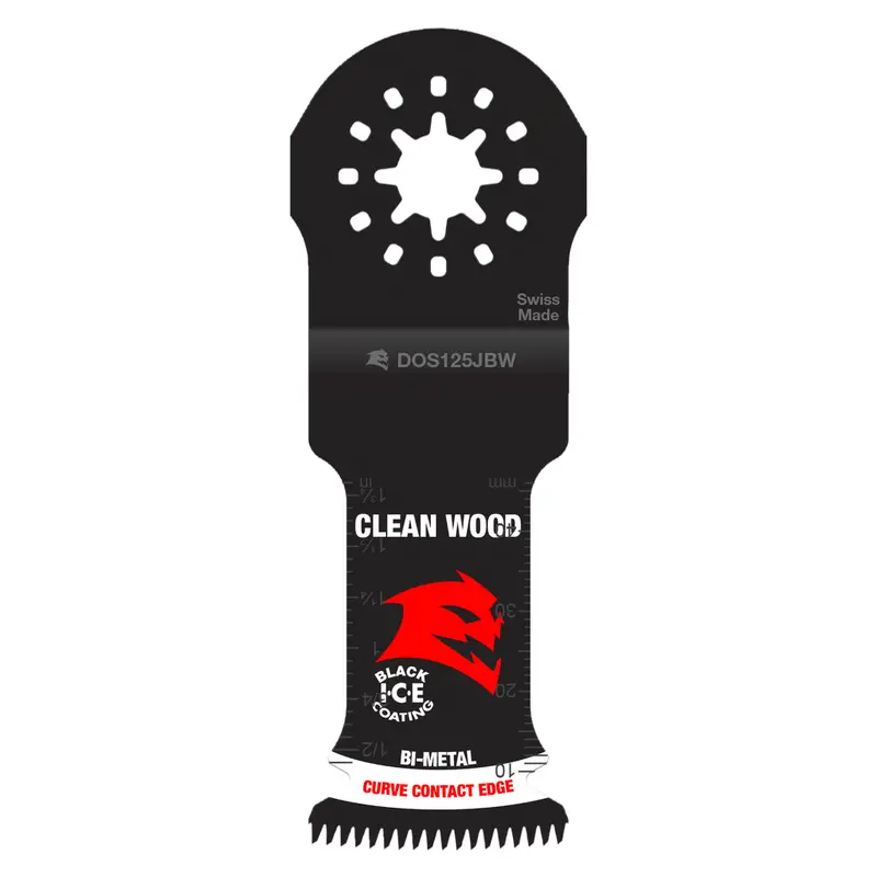 Diablo 1-1/4" Demo Demon Starlock Bi-Metal Oscillating Blade For Precision Wood Cutting (3-Pack) 1