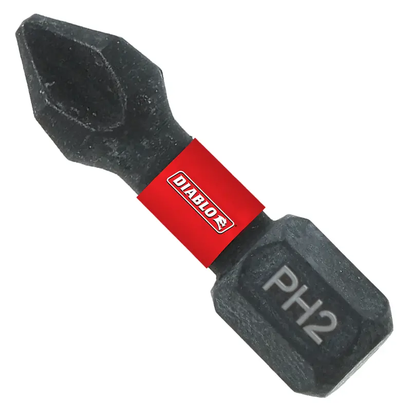 Diablo 1" #2 Phillips Drive Bit Bulk Pack (25-Pack) 1