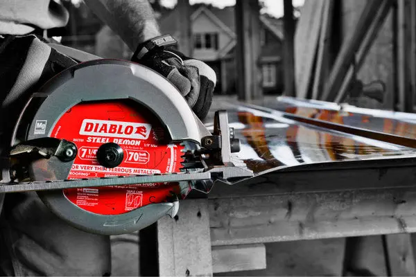Diablo 7-1/4" Steel Demon Carbide-Tipped Saw Blade – 70-Tooth For Metal Cutting 1